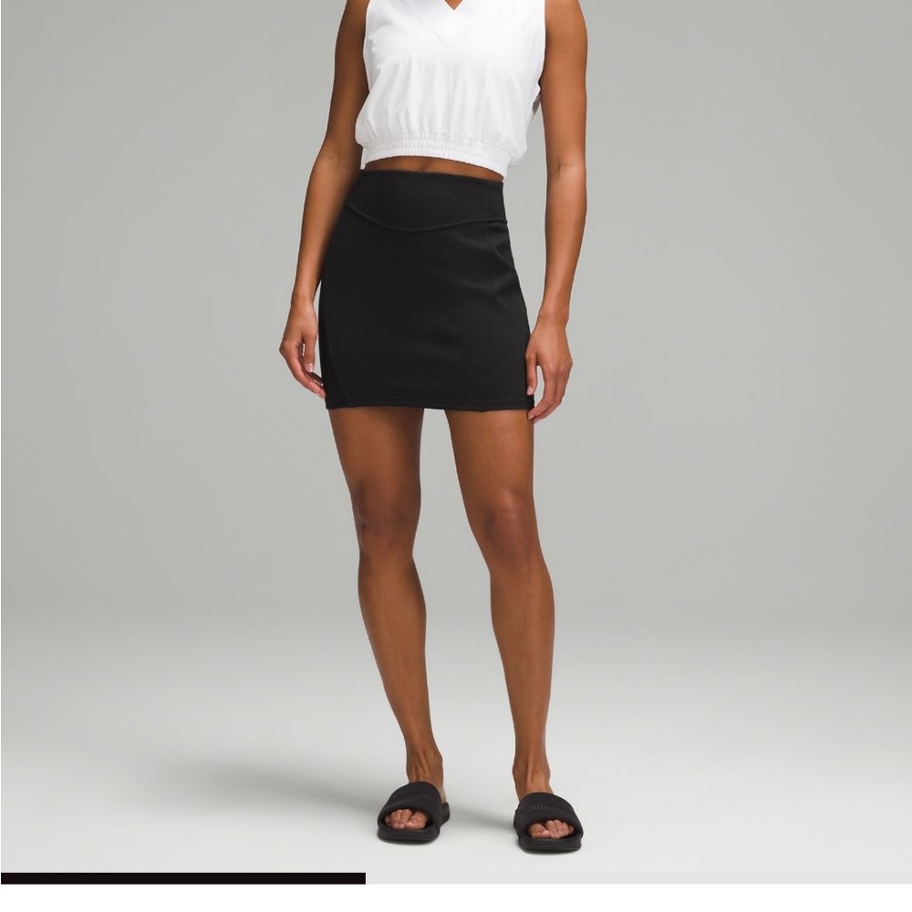 Lululemon Athletica Black Mini Skirt